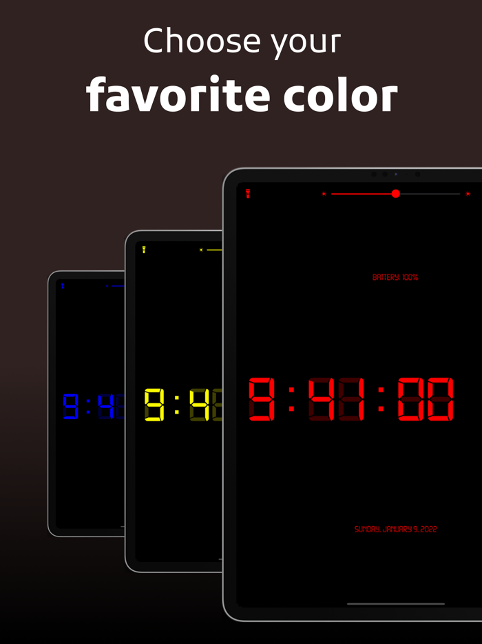 Digital Clock Nightstand Mode
