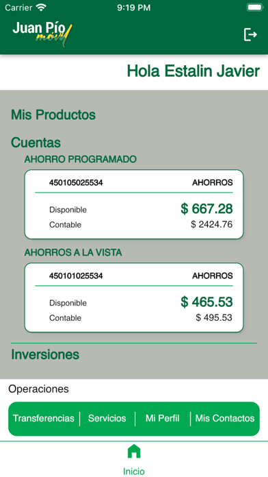 JuanPío Móvil Screenshot