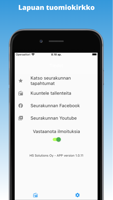 Lapuan tuomiokirkkoseurakunta Screenshot