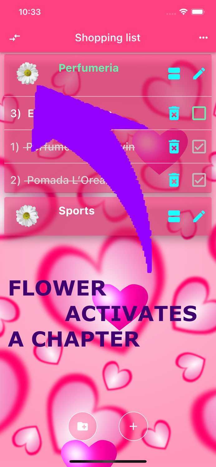 Cute princess shopping list