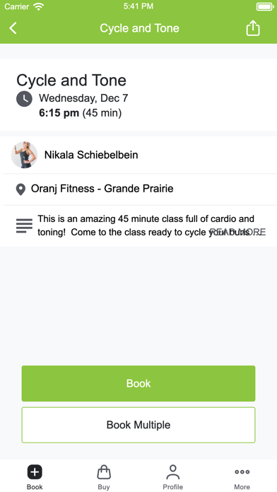 Oranj Fitness Screenshot