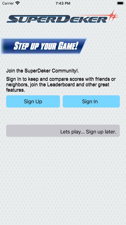 SuperDeker App