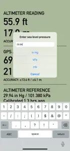 Pro Altimeter - Barometric+GPS screenshot #5 for iPhone