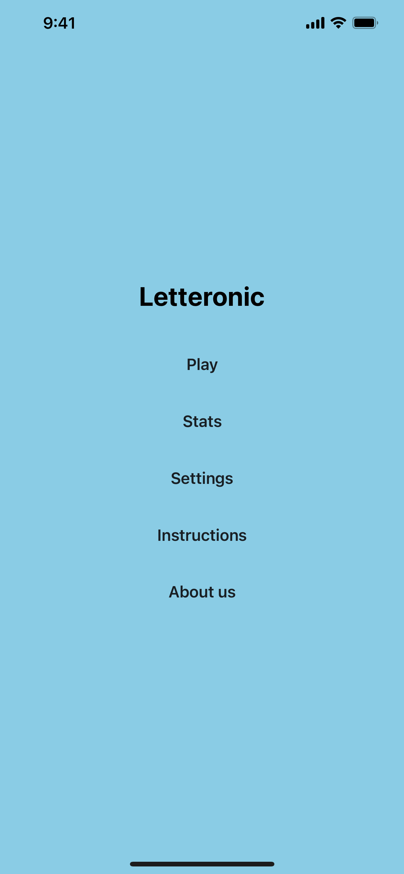 Accessible letteronic