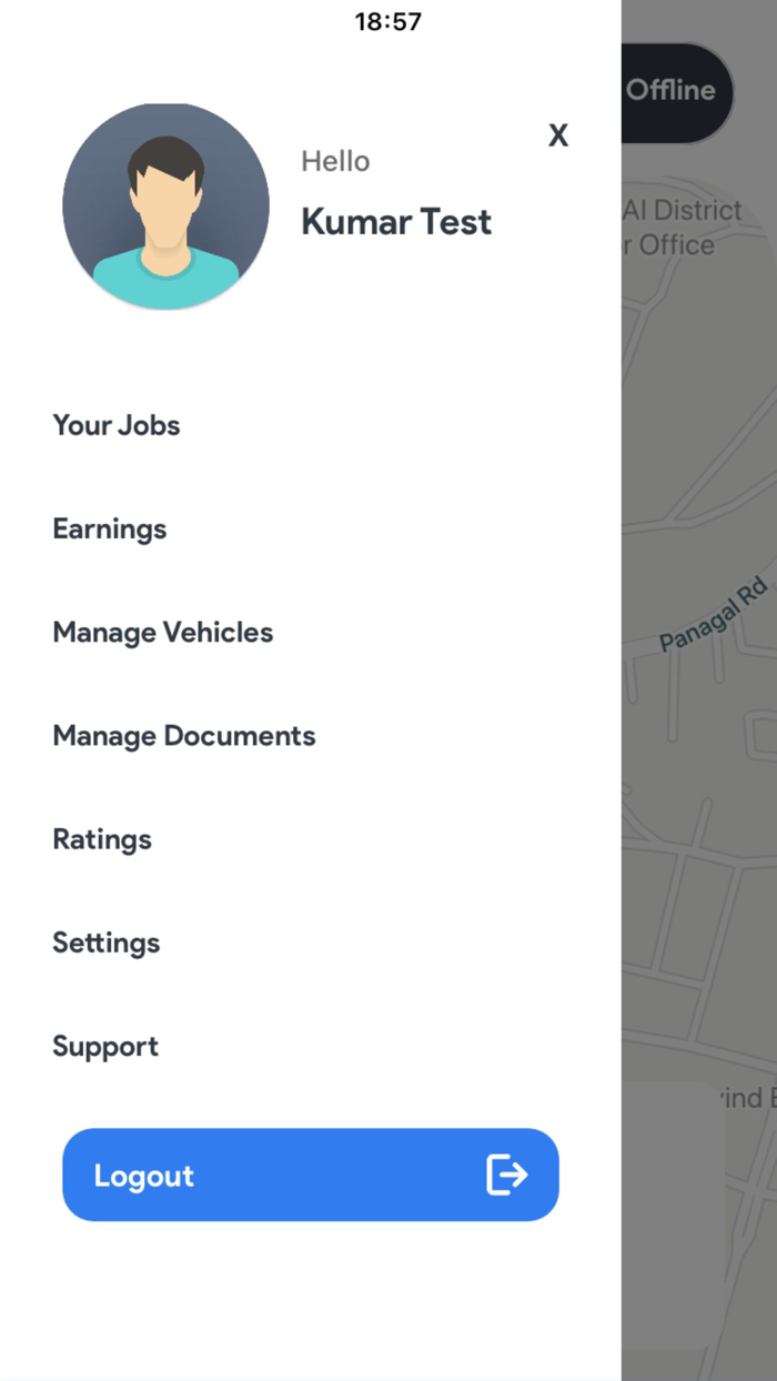 Zride logistics Rider