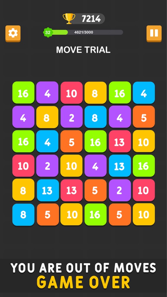#5. 2048 Merge Blocks Game (iOS) 由: Peachu Pacha Games