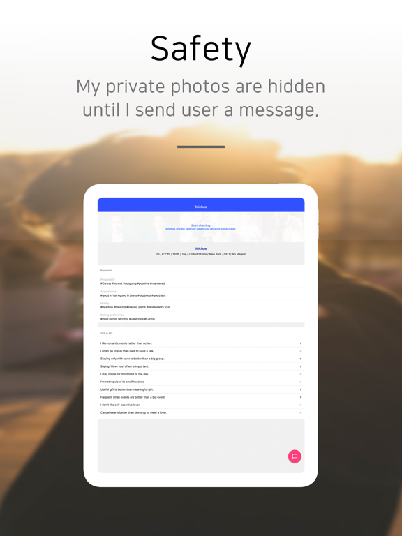 GTing iPad screenshot 4 - Social Networking app