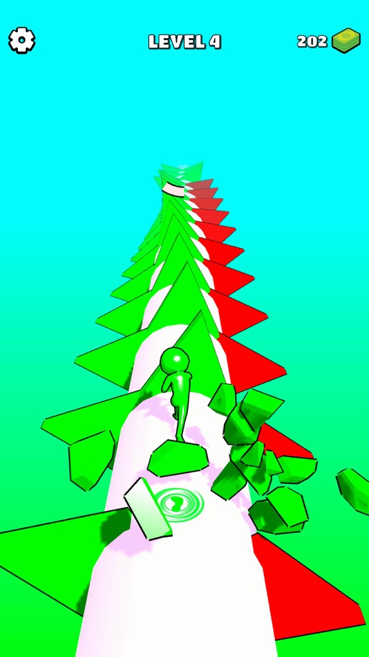 #2. Helix Runner 3D (iOS) 由: Atakan Cakir