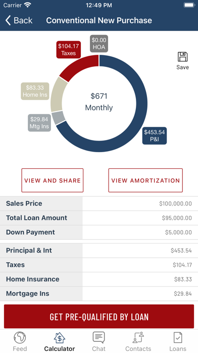 AAFMAA Mortgage Services Screenshot