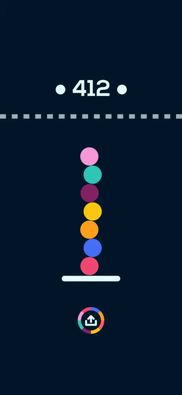 #1. Try to Stack Balls! (iOS) Von: Jan Brelje