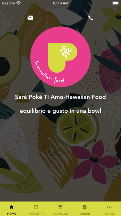 Sarà Poké Ti Amo-Hawaiian Food Screenshot