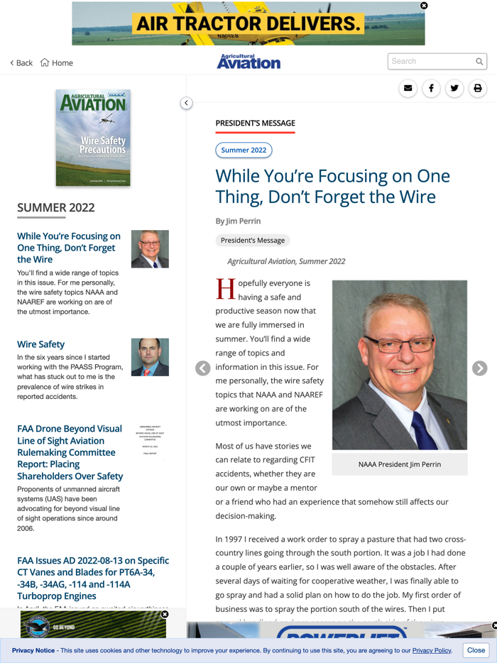 Agricultural Aviation Magazine