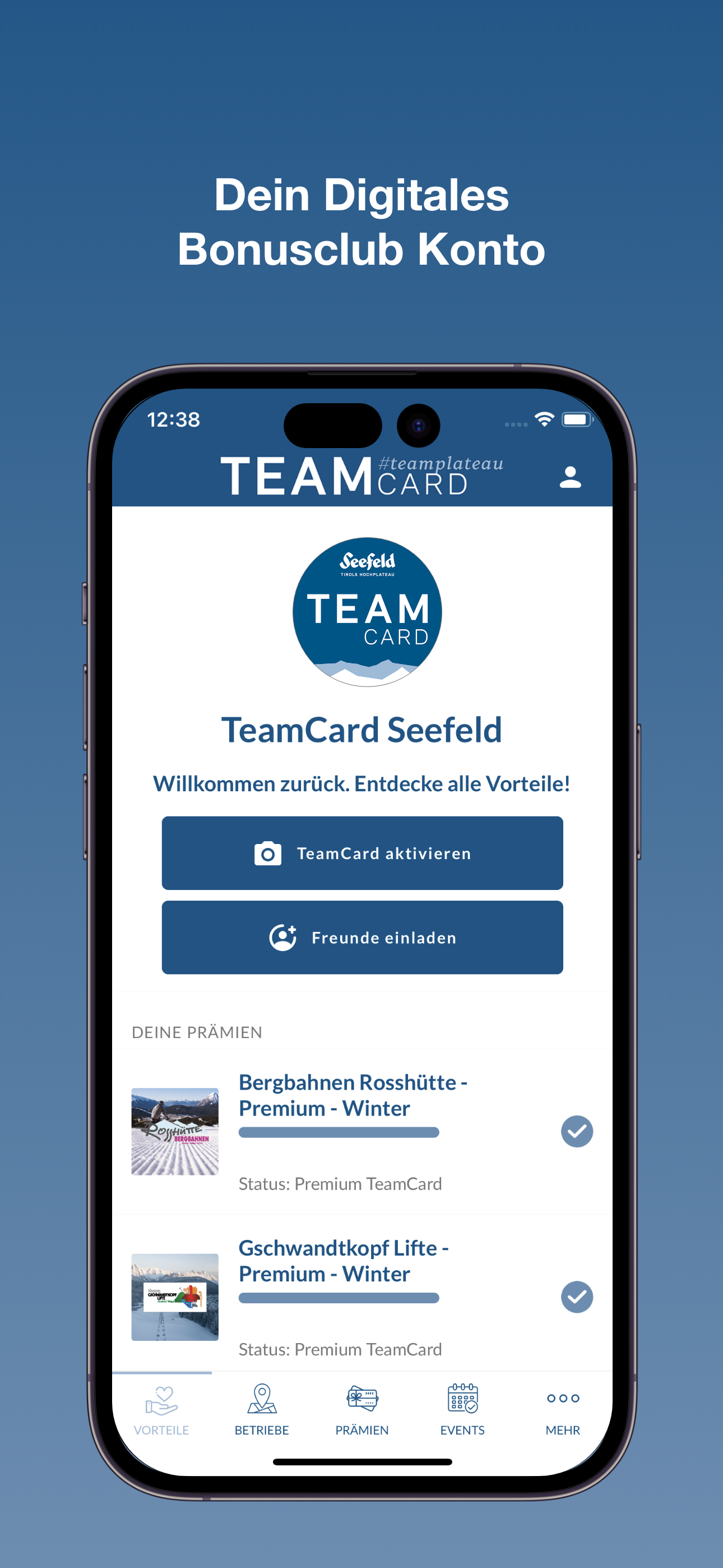TeamCard Region Seefeld