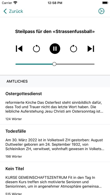 Volketswiler Nachrichten screenshot-5
