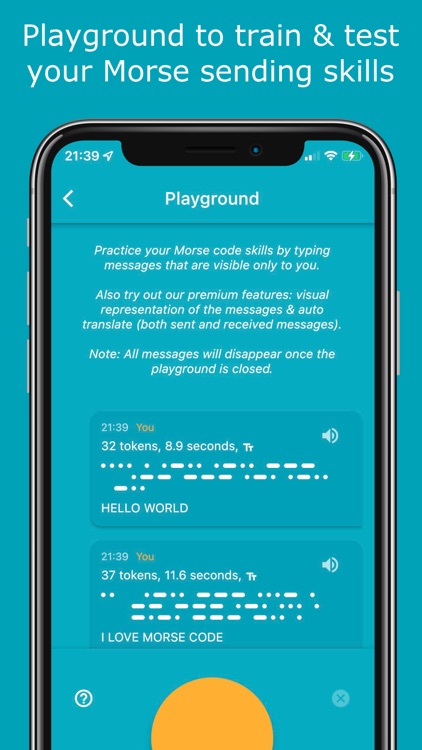 Morse Chat: Chat in Morse Code screenshot-6