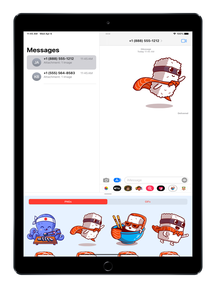 Sushi - GIFs and Stickers