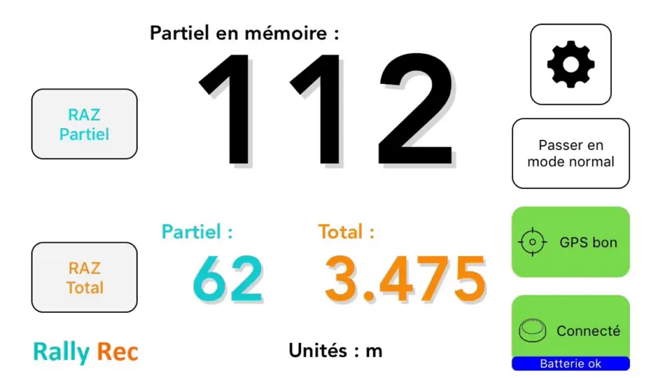 Capture d'écran de Rally Rec sur iPhone 1