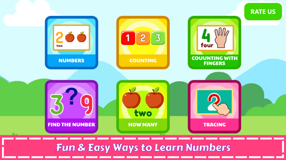 #1. 1234 Numbers - Count to 20 (iOS) Podle: Sarawut Chakit
