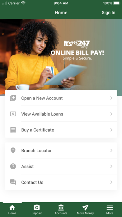 YS Federal Credit Union Screenshot