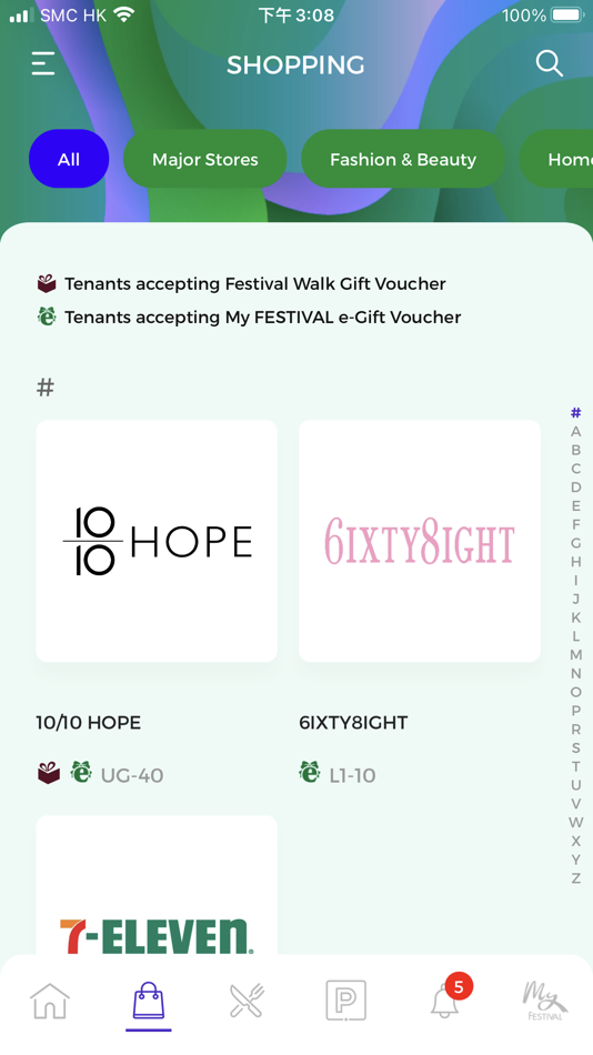 #3. Festival Walk 又一城 (iOS) 由: Mapletree