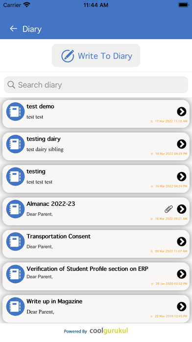 Screenshot #3 pour Aurum School Application