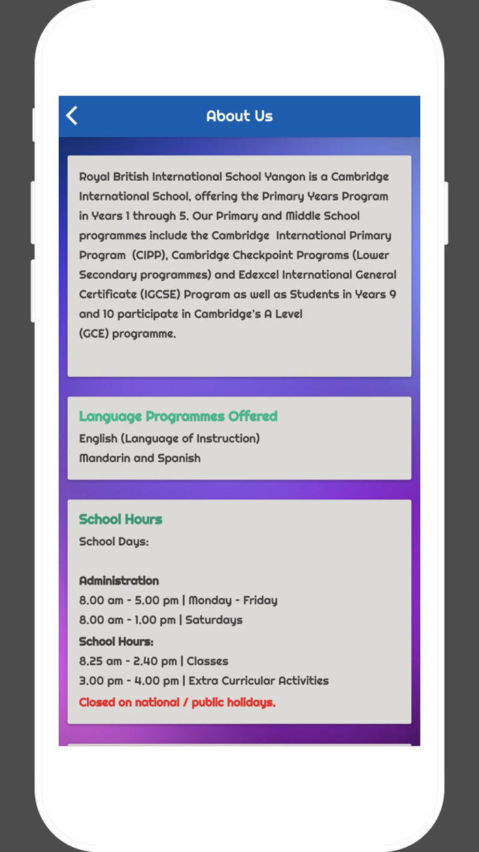 Royal British International