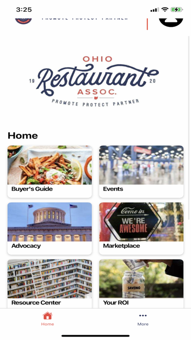 Ohio Restaurant Association Screenshot