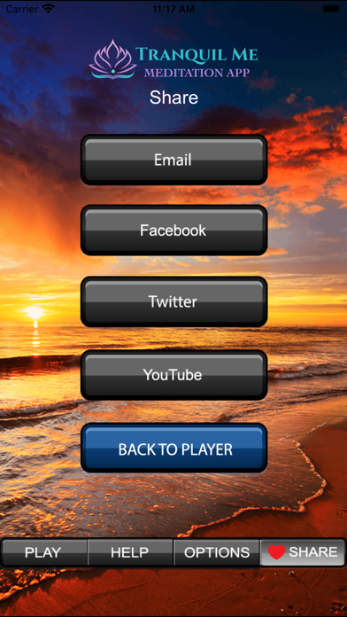 Tranquil Me meditation Screenshot
