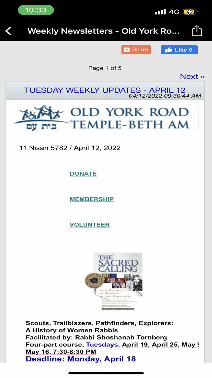 Old York Road Temple-Beth Am