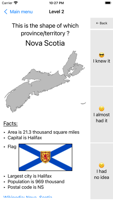 Canada Quiz Screenshot