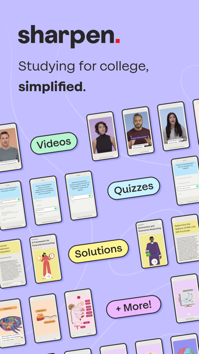 Sharpen – College Study App Screenshot