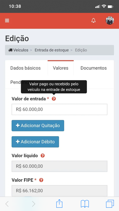 StockCarWeb Screenshot