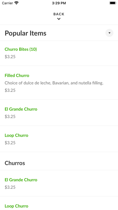 Dulce Churro Cafe Screenshot