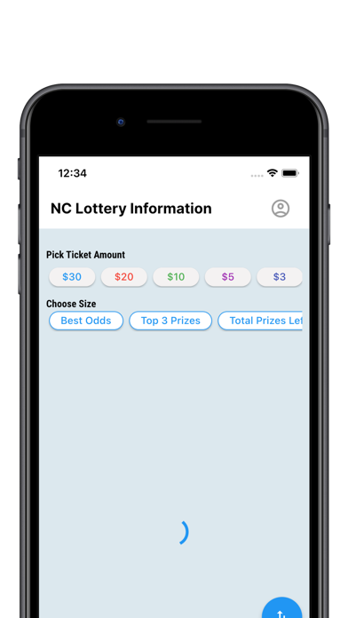 NC Lotto Results - Lottery Screenshot