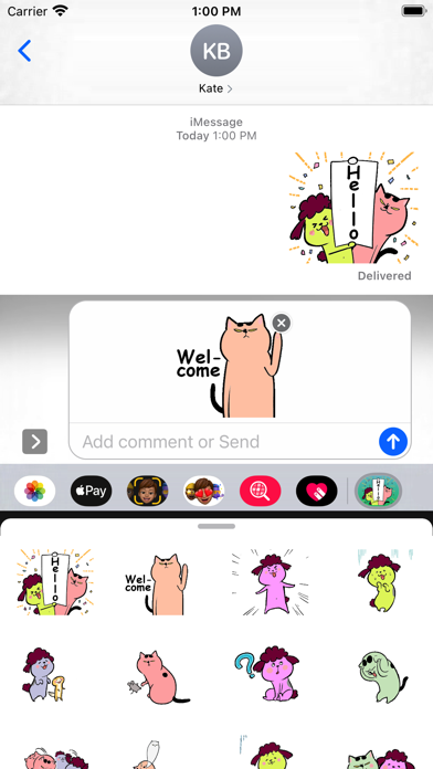 Cat Vs Dog 1 Stickers Pack Screenshot