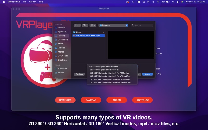 Screenshot #2 pour VRPlayer Plus