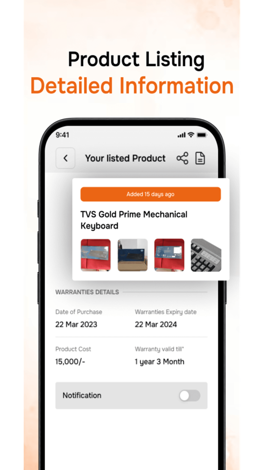 #1. Warranty Vault (iOS) 由: Nimesh Patel
