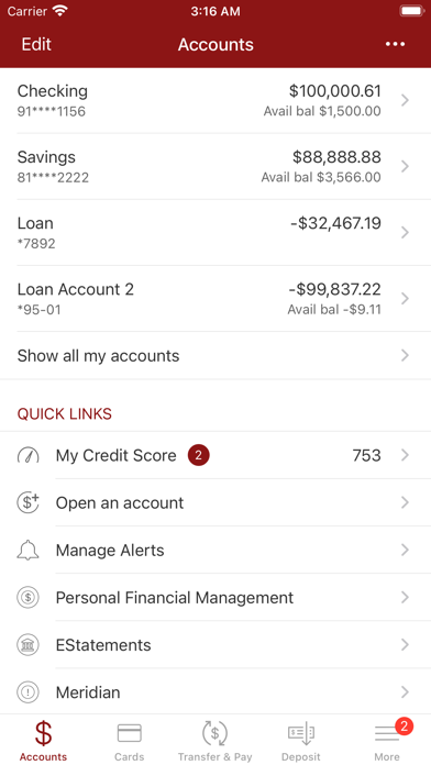 MNB Mobile Banking Screenshot