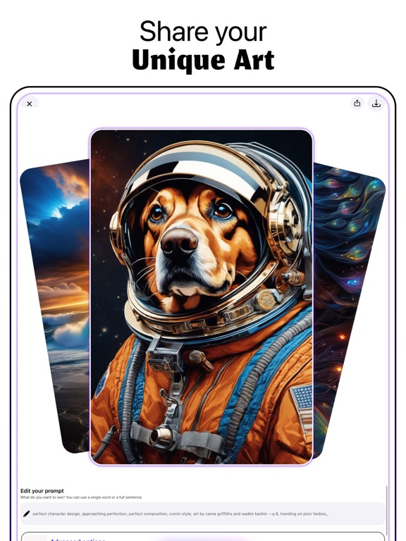 Sabai Art - AI Photo Generator iPad screenshot 8 - Graphics & Design app