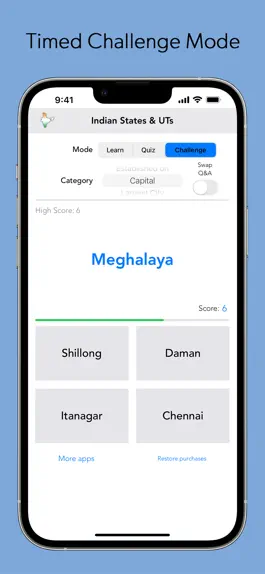 Game screenshot India States and Capitals hack