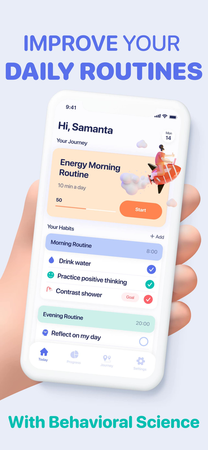 Track Self Care Habits・Habseed