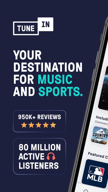 TuneIn Radio: Music & Sports screenshot-0