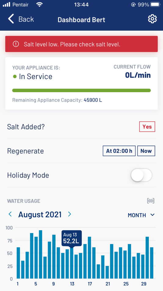 #1. ConnectMySoftener (iOS) Podle: Pentair