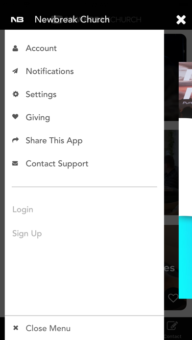 Newbreak Church App Screenshot