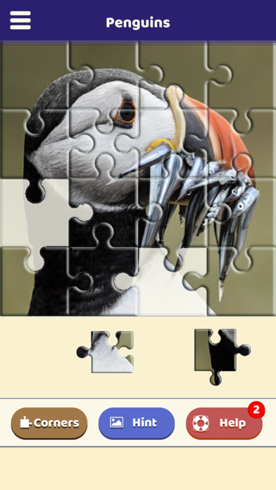 Penguin Love Puzzle Screenshot