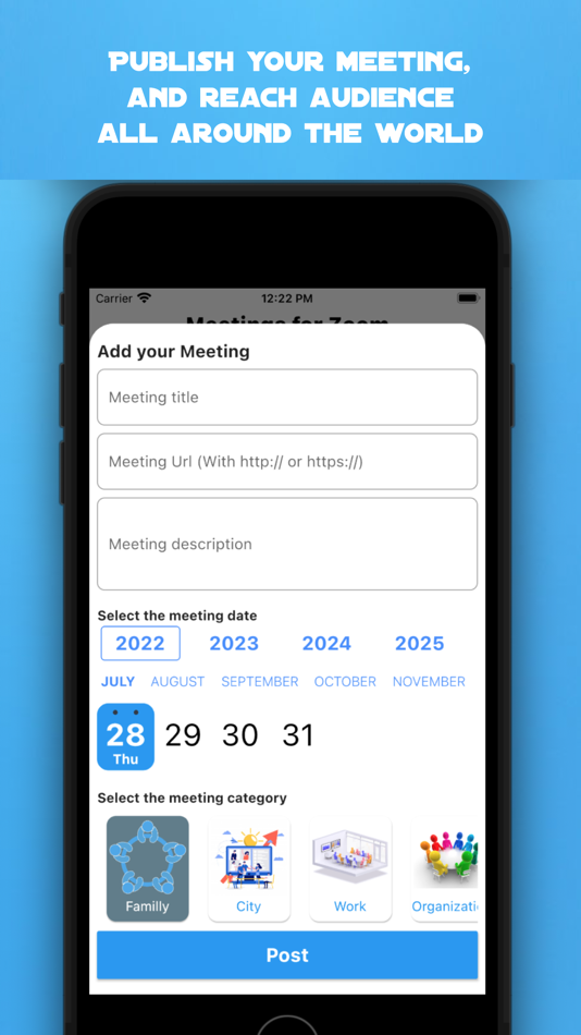Meeting, courses & Webinar - 2.2.0 - (iOS)