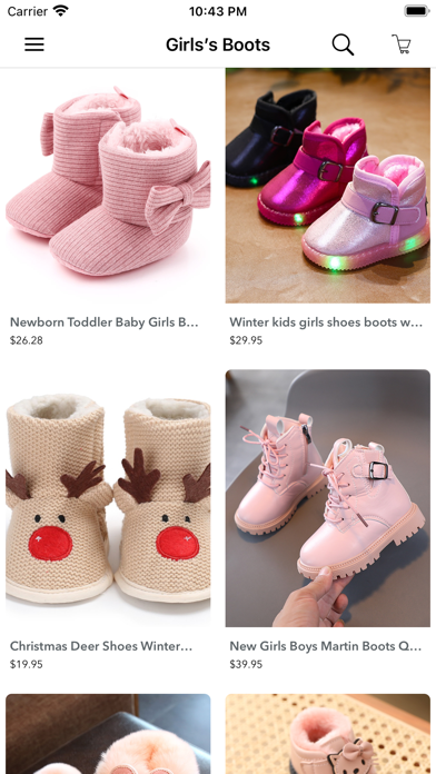 Cheap Kids Shoes Fashion Screenshot