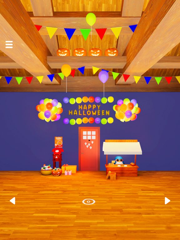脱出ゲーム ペンギンくんとおばけのハロウィンパーティー iPad screenshot 2 - Games app