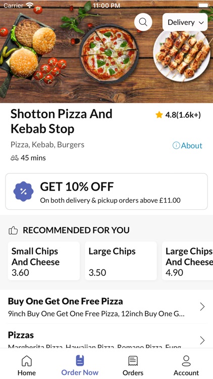 Shotton Pizza And Kebab Stop.,