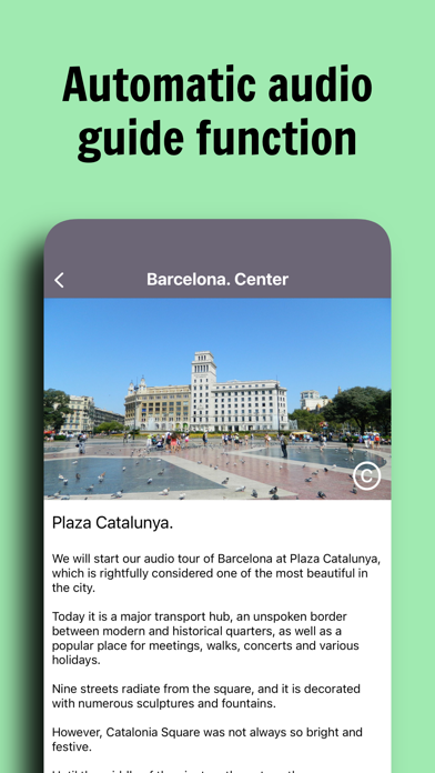 Barcelona Travel Guide Audio Screenshot